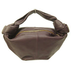 Bottega Veneta Double Knot Mini Handbag Top Handle Lambskin Gray — view 2