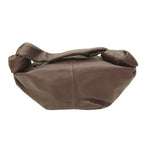 Bottega Veneta Double Knot Mini Handbag Top Handle Lambskin Gray — view 3