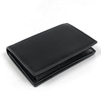 Saint Laurent Paris Logo Card Case Business Holder Leather Black — view 2