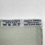 Hermes Carre 90 Sichuan Scarf Silk Light Gray Multicolor — view 2