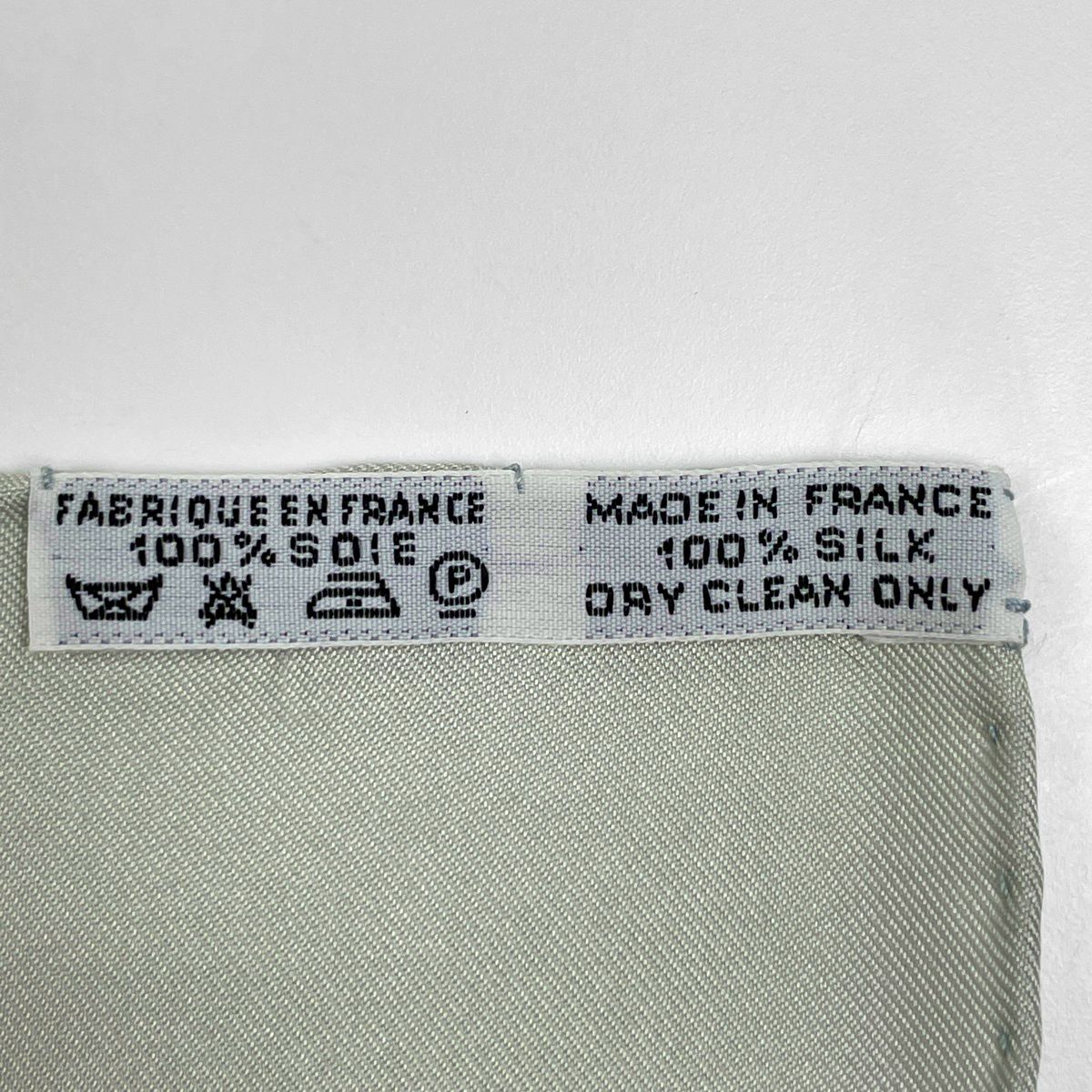 Hermes Carre 90 Sichuan Scarf Silk Light Gray Multicolor — view 2