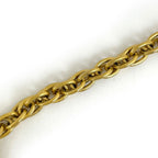 Chanel CC Logo Rhinestone Necklace Gold Plated — view 5