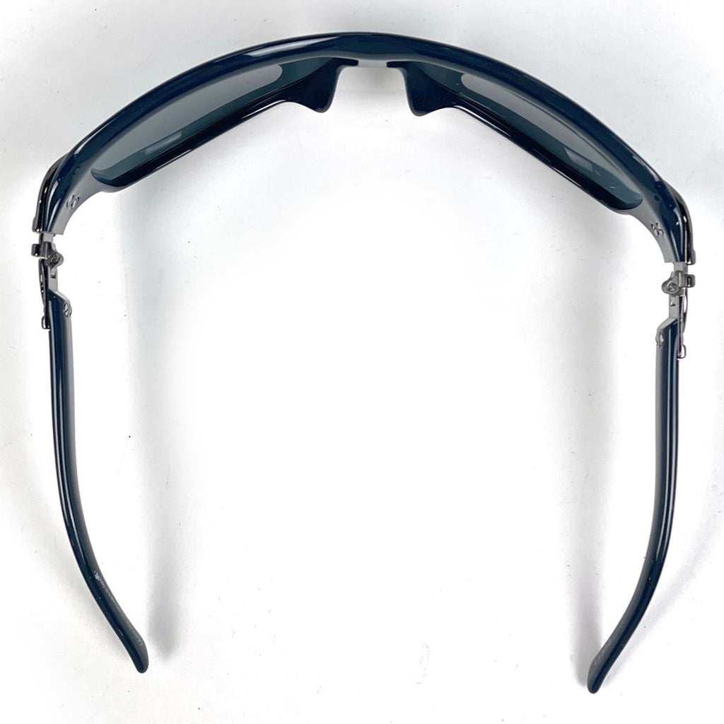 Gucci Logo Sunglasses Mirror Lens Acetate Blue Eyewear — view 3