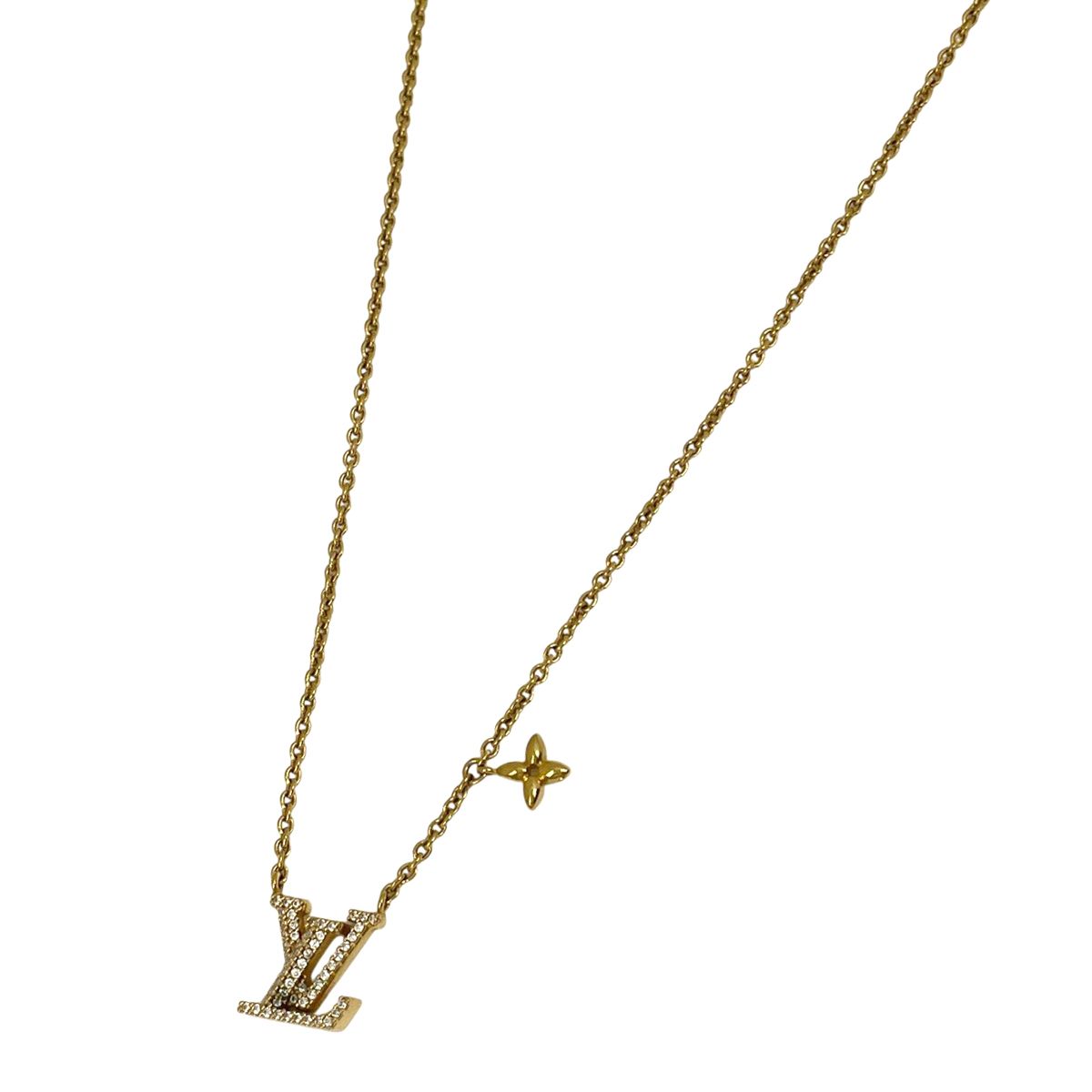 Louis Vuitton Necklace LV Iconic Rhinestone Gold