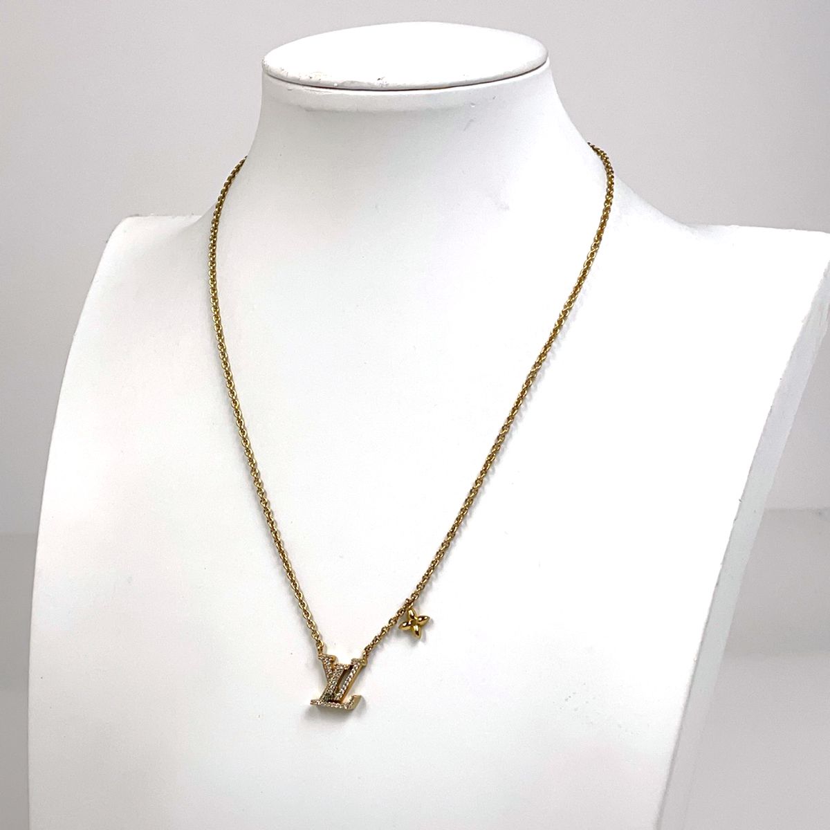 Louis Vuitton Necklace LV Iconic Rhinestone Gold — view 5
