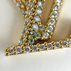 Louis Vuitton Necklace LV Iconic Rhinestone Gold — view 4