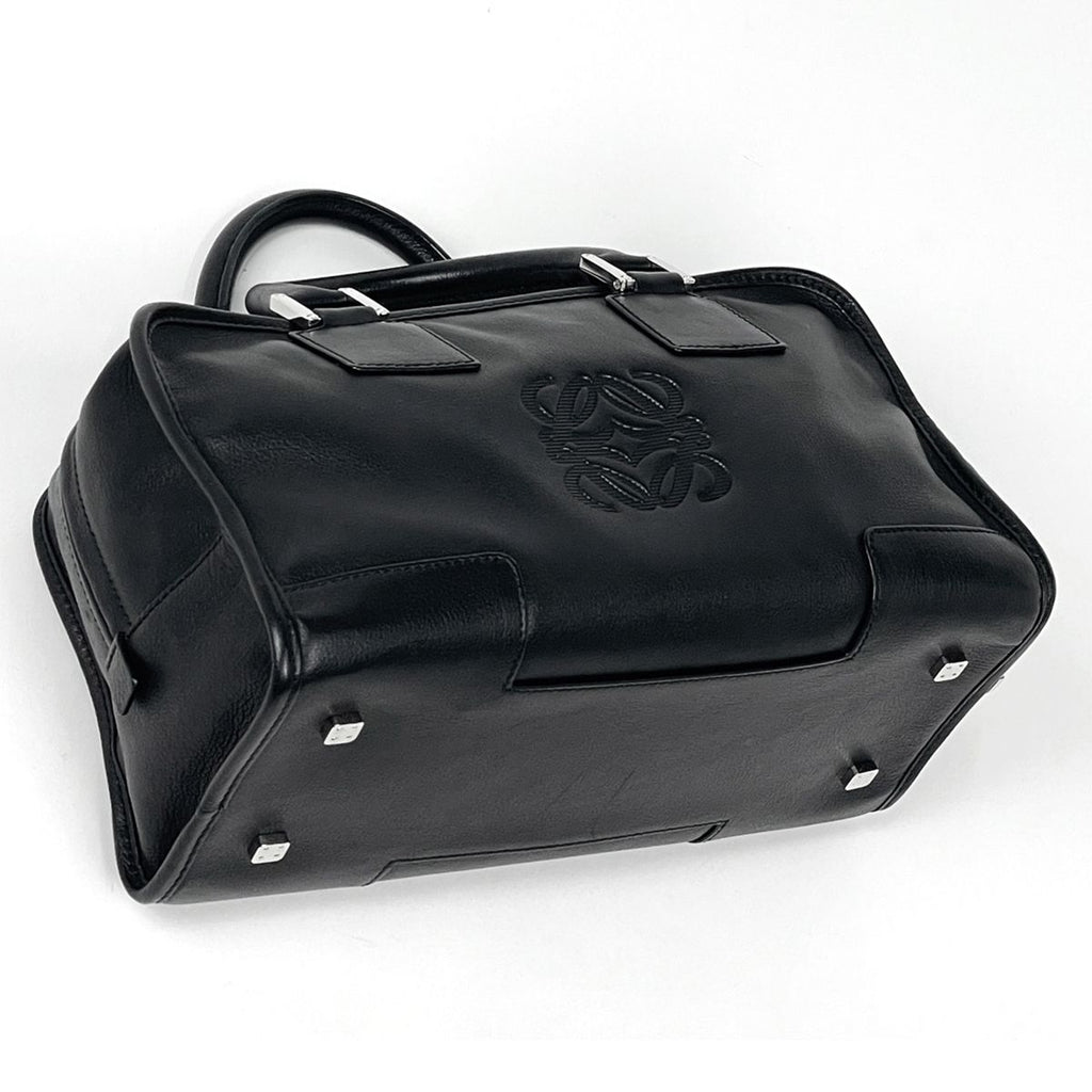 Loewe Amazona 28 Anagram Handbag Leather Black — view 2