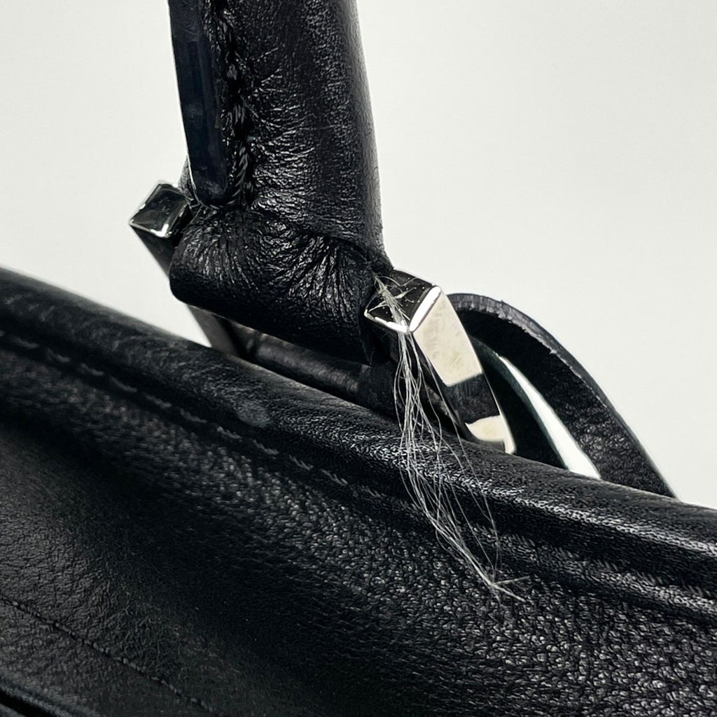 Loewe Amazona 28 Anagram Handbag Leather Black — view 6