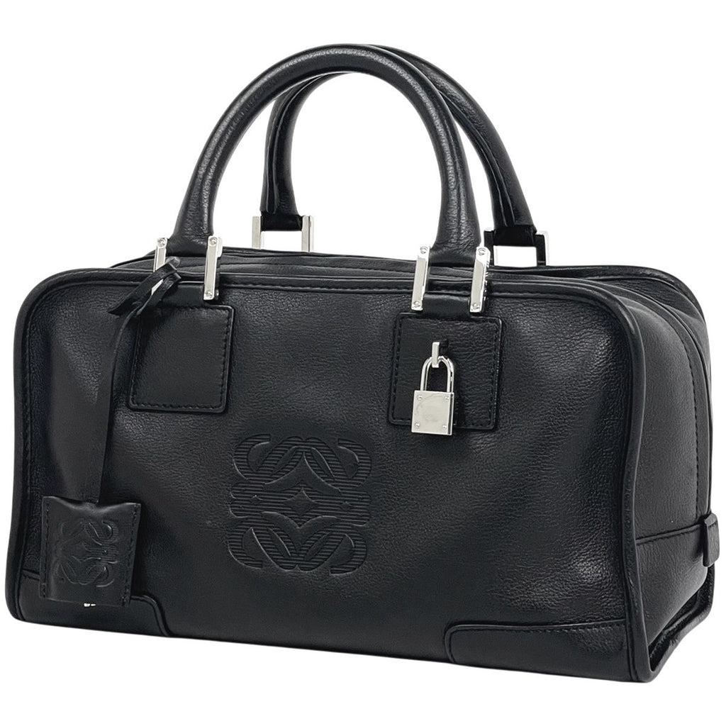 Loewe Amazona 28 Anagram Handbag Leather Black