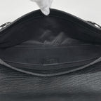 Gucci Horsebit Chain Shoulder Bag GG Pattern Canvas Black — view 6