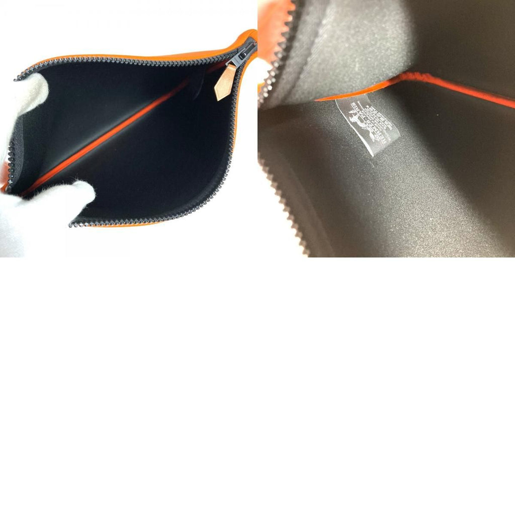 Hermes Pouch Neobain Polyamide Orange — view 9