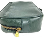 Louis Vuitton Pouch Karga Second Taiga Leather Epi Sea Green — view 4