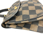 Fendi Handbag Pecan Logo Leather Brown — view 3