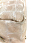 Chanel Boston Bag New Travel Line Leather Nylon Beige — view 4