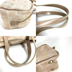 Chanel Boston Bag New Travel Line Leather Nylon Beige — view 7