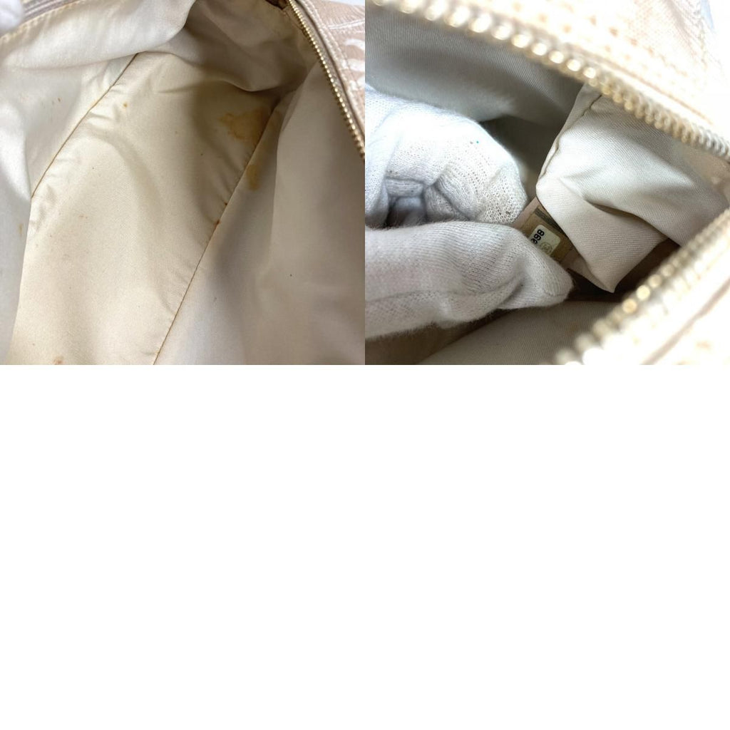 Chanel Boston Bag New Travel Line Leather Nylon Beige — view 9