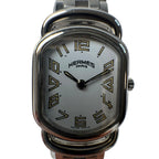 Hermes Watch Rallye White Dial SS Quartz
