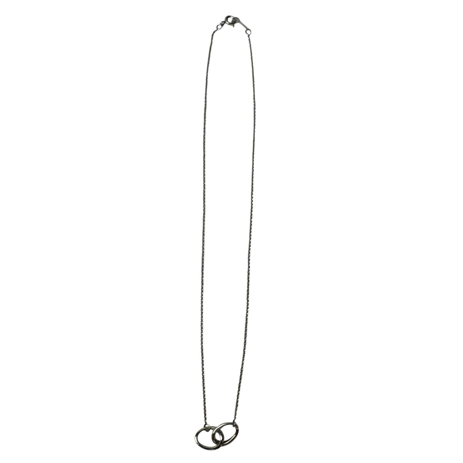 Tiffany & Co Double le Plage Necklace 925 Sterling Silver — view 2