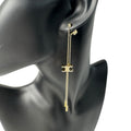 Celine Triomphe Long Chain Earrings