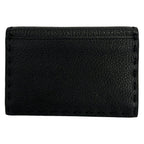 Fendi Business Card Holder Black Leather — view 2