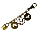 Hermes Amulet 4 Bulllock Bag Charm GD Gold — view 2