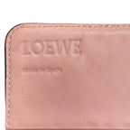 Loewe Wallet Repeat Anagram Continental Pink Embossed Leather — view 6