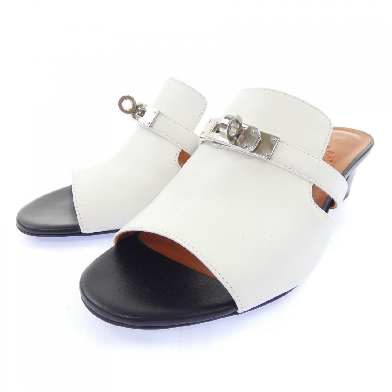 Hermes Candy Kelly Buckle Sandals — view 3