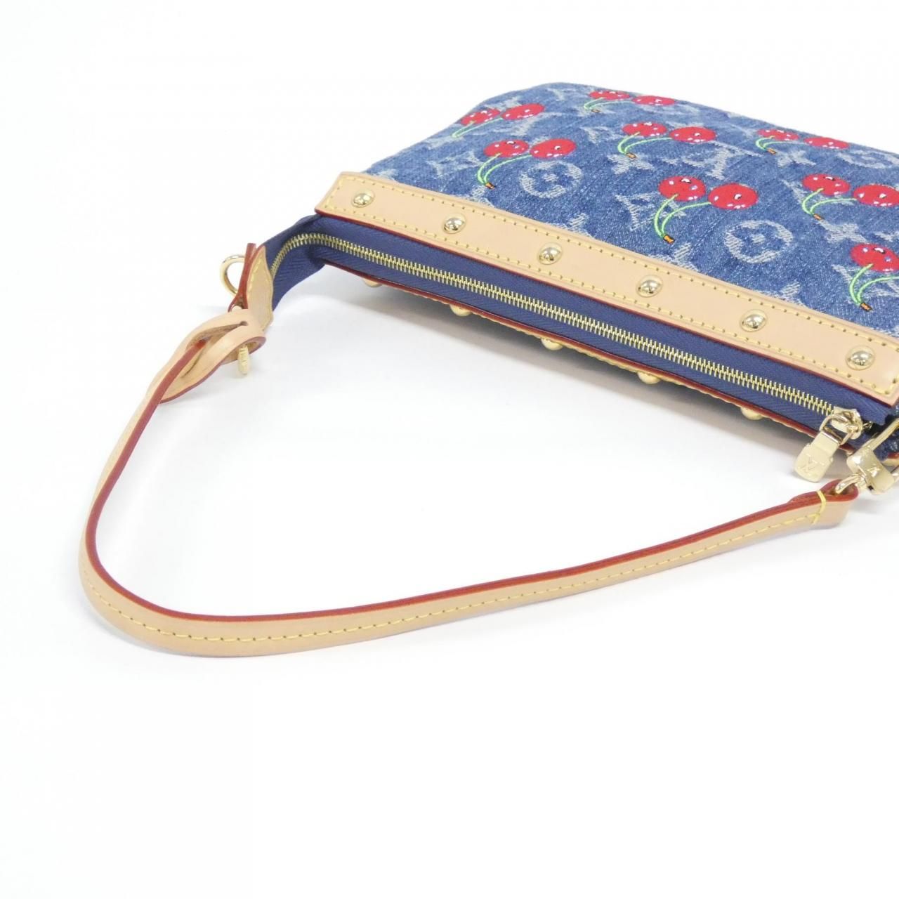 Louis Vuitton Monogram Cherry Denim Pouch — view 3