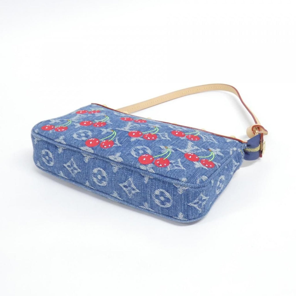 Louis Vuitton Monogram Cherry Denim Pouch — view 2