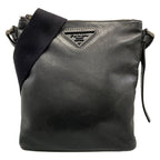 Prada Shoulder Bag Black Leather