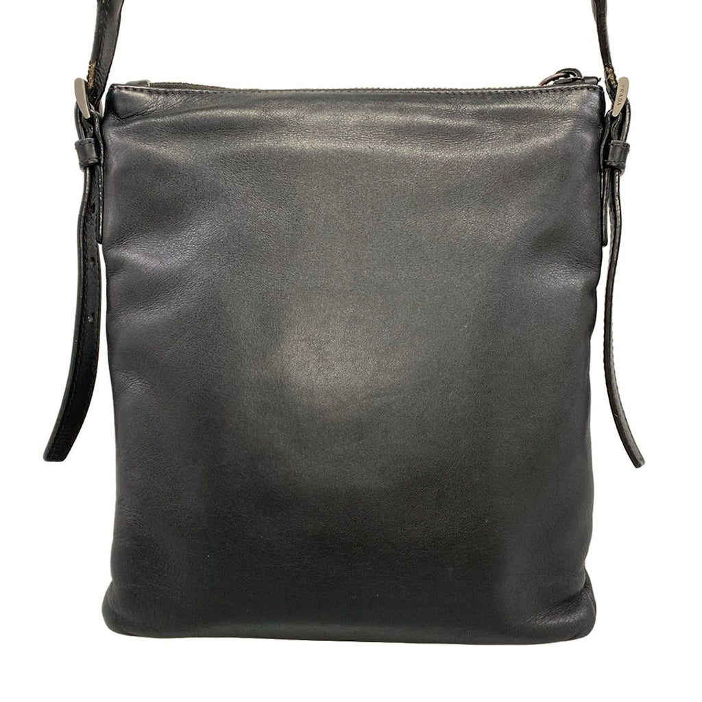 Prada Shoulder Bag Black Leather — view 3