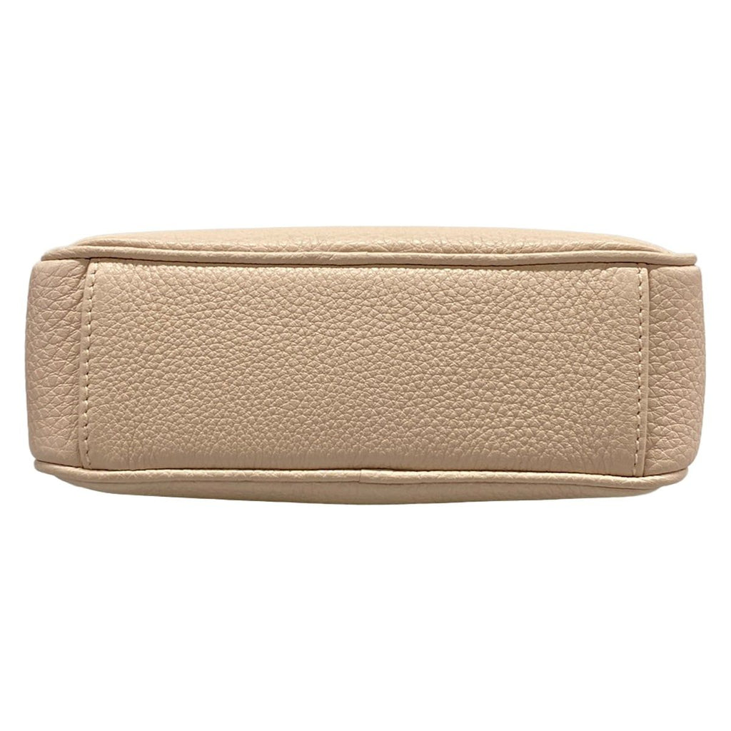 Prada Shoulder Bag Leather Light Pink Gold Strap Removable — view 5
