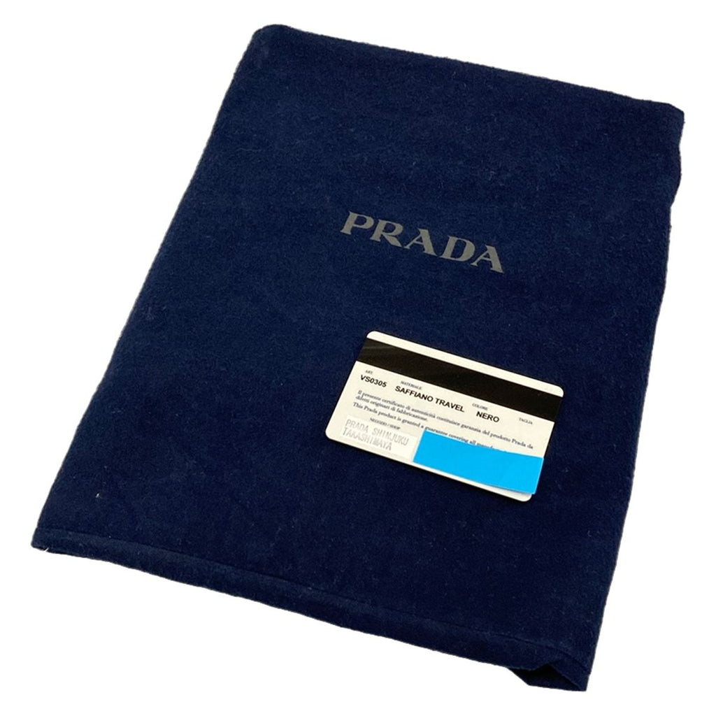 Prada Business Bag Black No Lock Leather — view 8