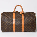 Louis Vuitton Keepall Bandouliere 50 Boston Bag Monogram Vachetta Leather — view 2