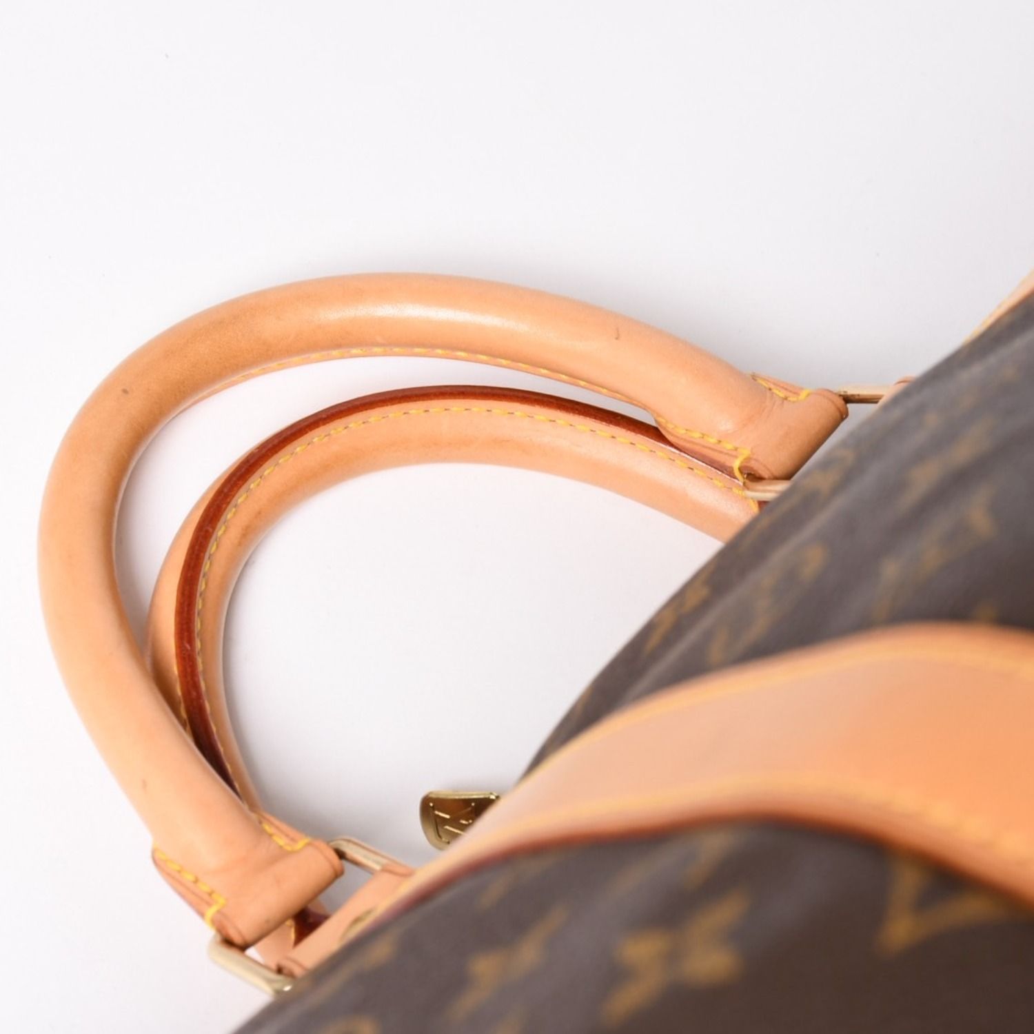 Louis Vuitton Keepall 55 Boston Bag Monogram Brown Gold — view 8