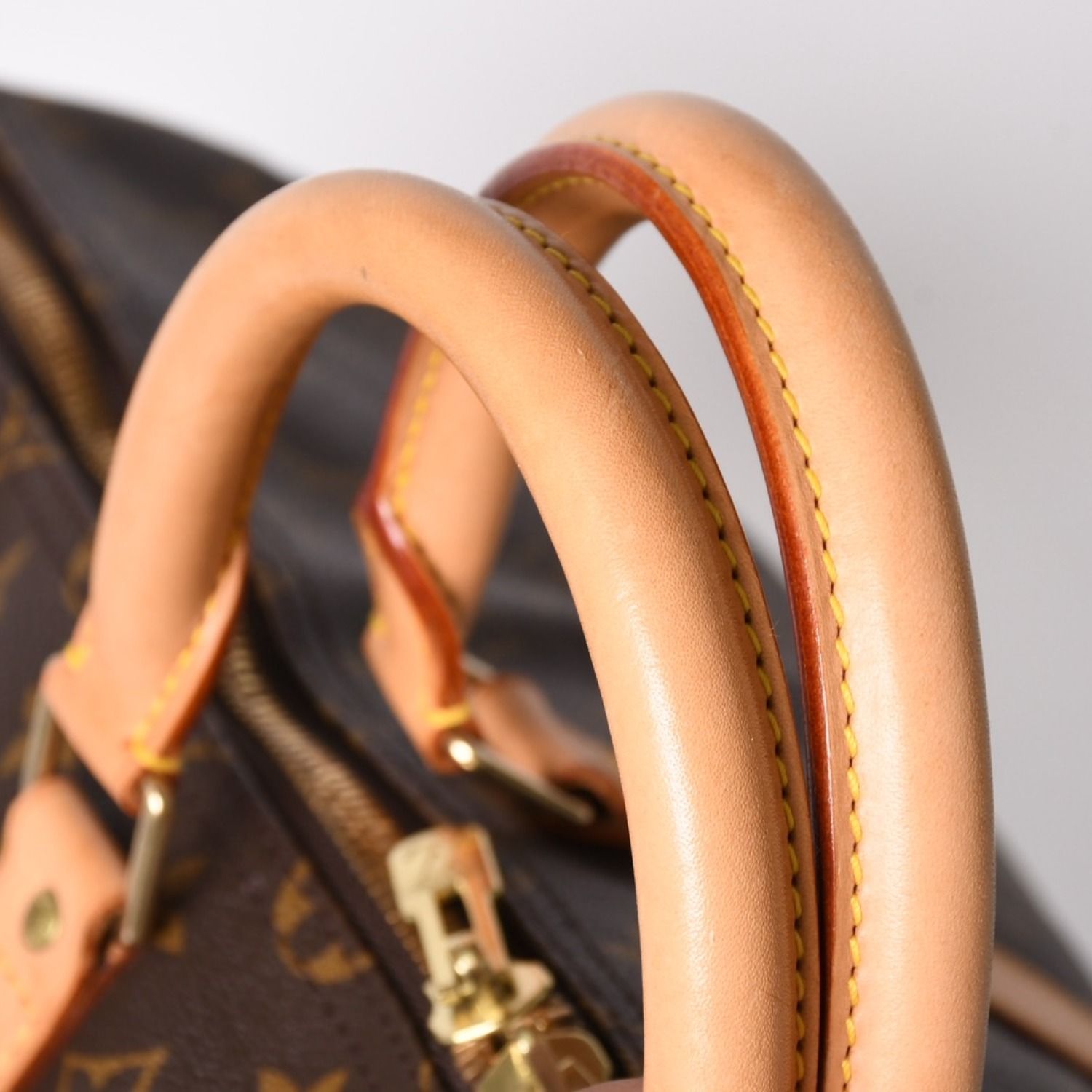 Louis Vuitton Keepall 55 Boston Bag Monogram Brown Gold — view 6
