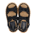 Chanel CC Logo Mesh Sandals — view 2
