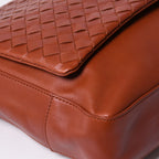 Bottega Veneta Intrecciato Messenger Bag Leather Brown — view 7