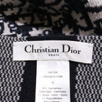 Dior Cashmere Blend Oblique Pattern Scarf — view 4