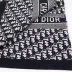 Dior Cashmere Blend Oblique Pattern Scarf — view 2