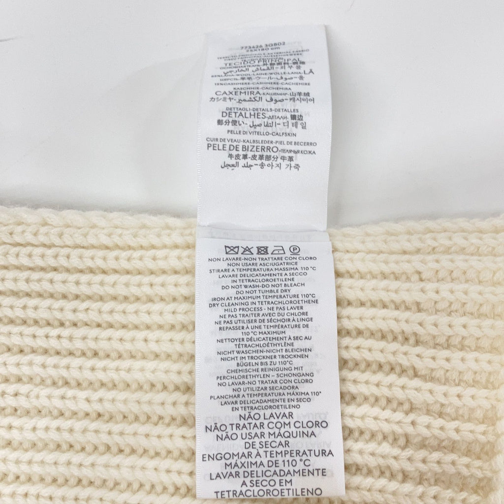 Gucci Double Wool Cashmere 25 180 cm Scarf — view 5