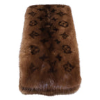 Louis Vuitton Mink 100 Monogram Scarf — view 2