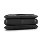 Chanel CC Logo Quilted 2-Way Shoulder Bag Black — view 3