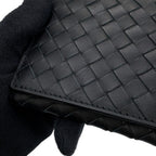 Bottega Veneta Wallet Intrecciato Leather Black — view 6