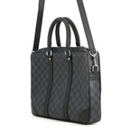 Louis Vuitton Business Bag Damier Graphite Porte Documents Voyage Black — view 2