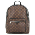 Louis Vuitton Backpack Monogram Macassar Josh NV Black