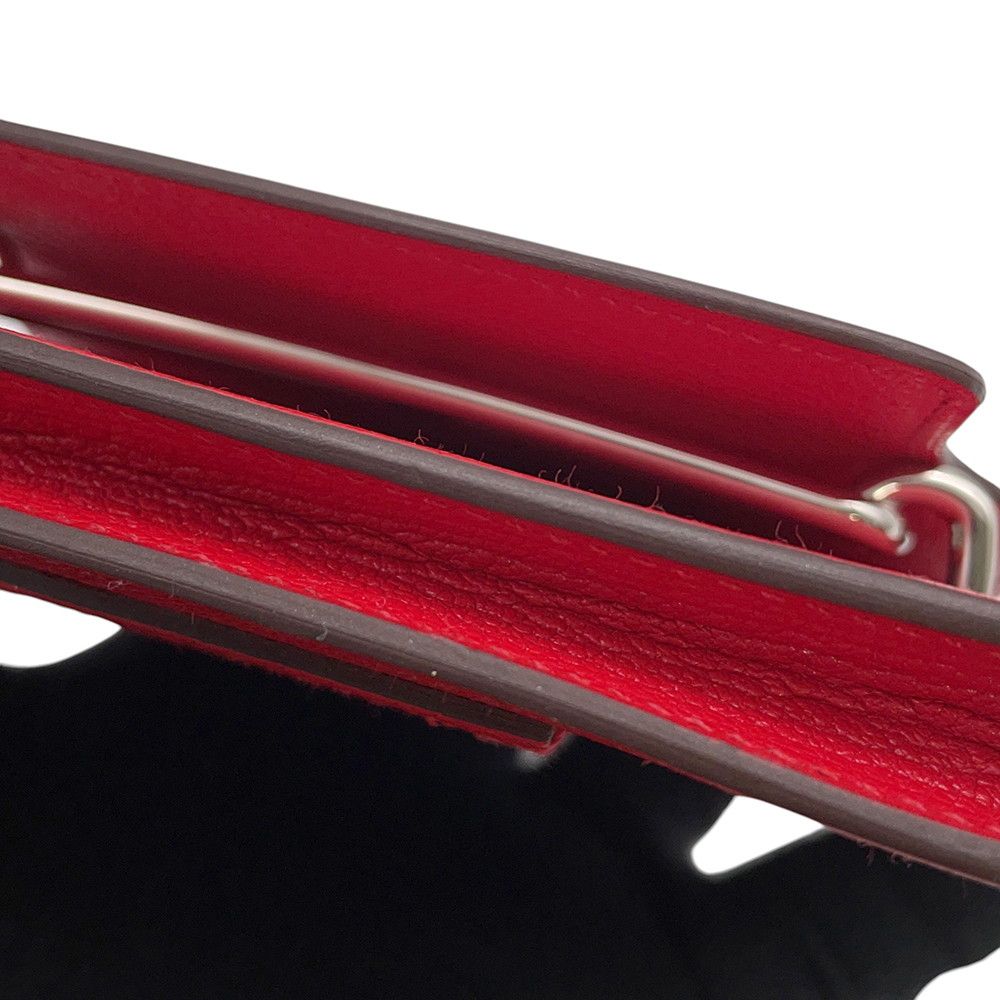 Hermes Wallet Roulis Slim le Juku Silver Chevre Misor — view 9