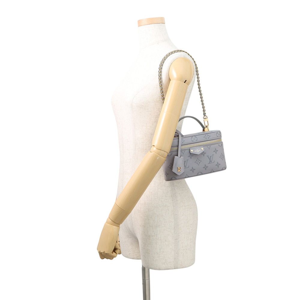 Louis Vuitton Handbag Monogram Calf Leather Vanity Chain Pouch — view 5
