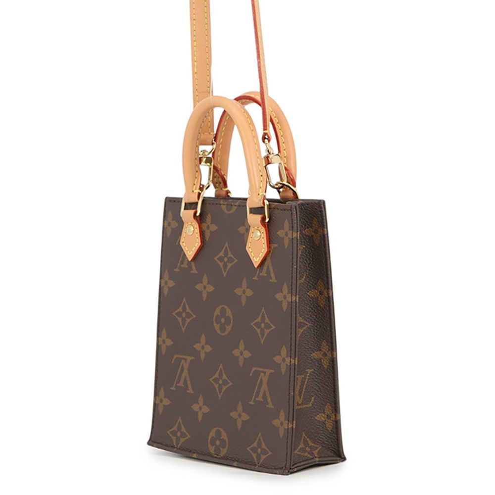 Louis Vuitton Petite Sac Plat Monogram Mini Bag 2-Way — view 2