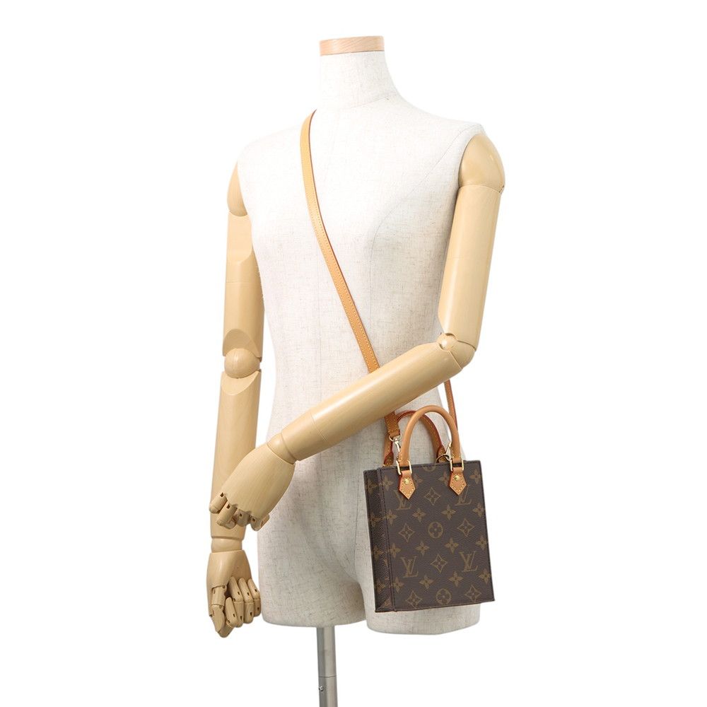 Louis Vuitton Petite Sac Plat Monogram Mini Bag 2-Way — view 5
